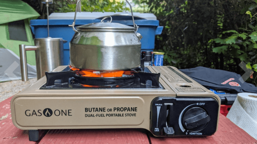 how to open a butane gas canister