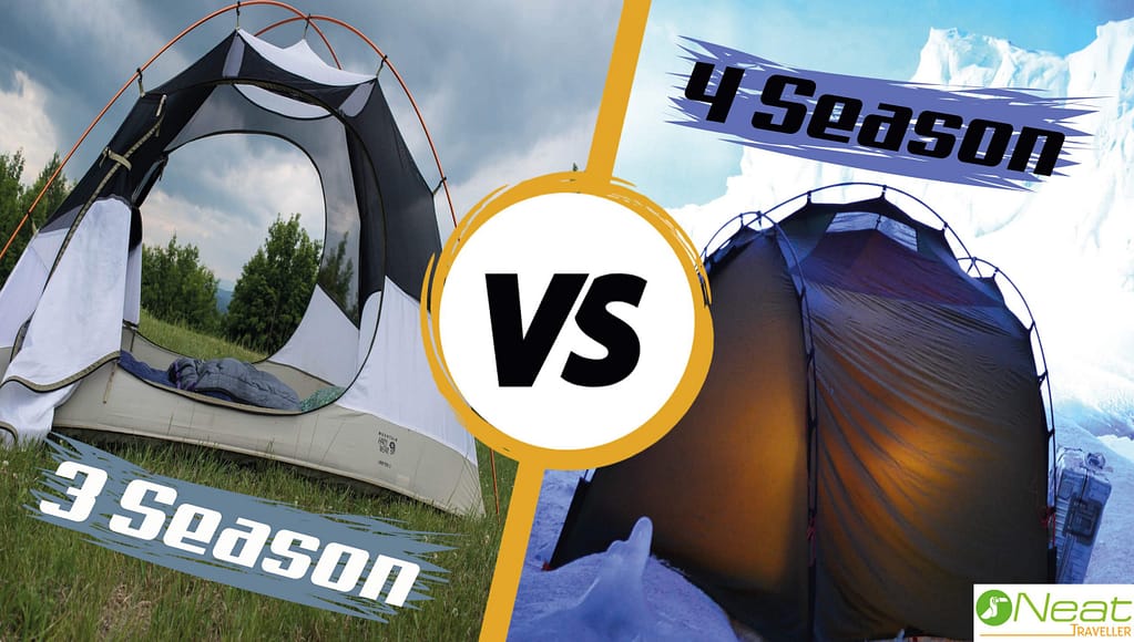 what is the difference between a 3 and 4 season tent